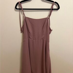Drygoods Mauve Spaghetti Strap Dress